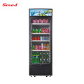 120-1000L Supermarket Upright Glass Door Cold Drink Showcase